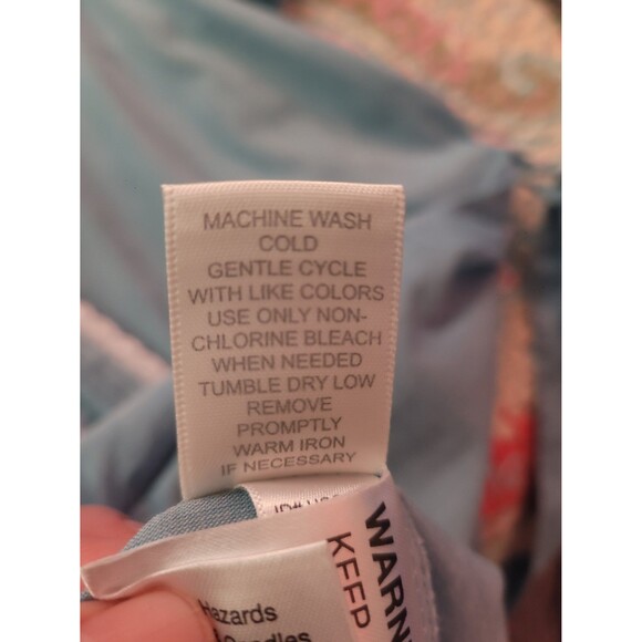 Eileen West Blue Cotton Robe Sz M - Picture 8 of 8